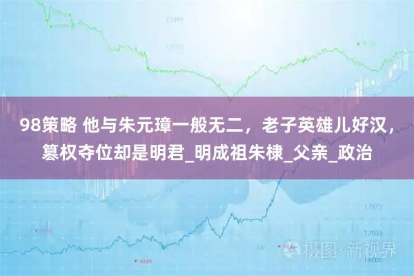 98策略 他与朱元璋一般无二，老子英雄儿好汉，篡权夺位却是明君_明成祖朱棣_父亲_政治